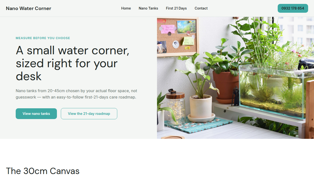 Nano Water Corner