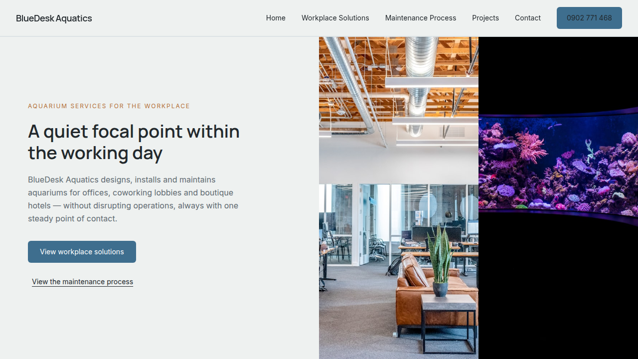 BlueDesk Aquatics
