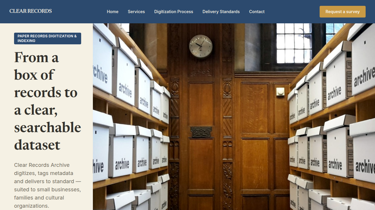 Clear Records Archive