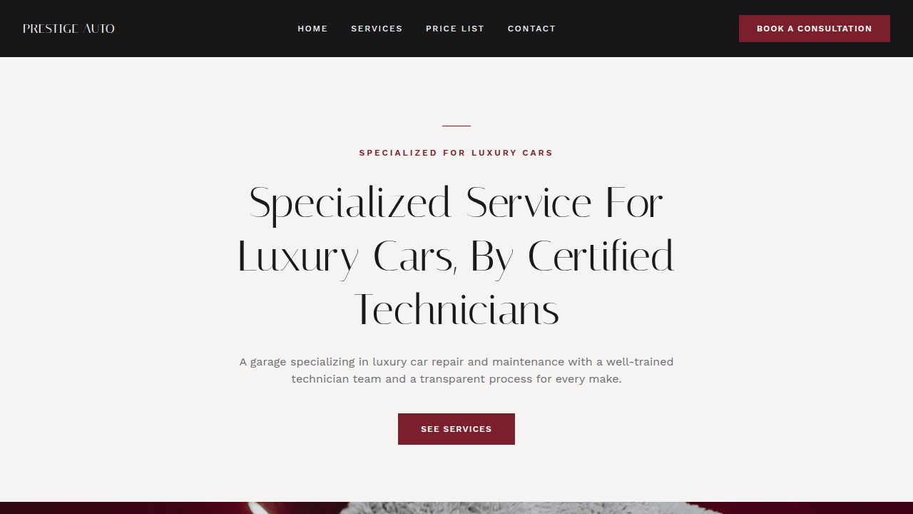 PRESTIGE AUTO SPECIALIST