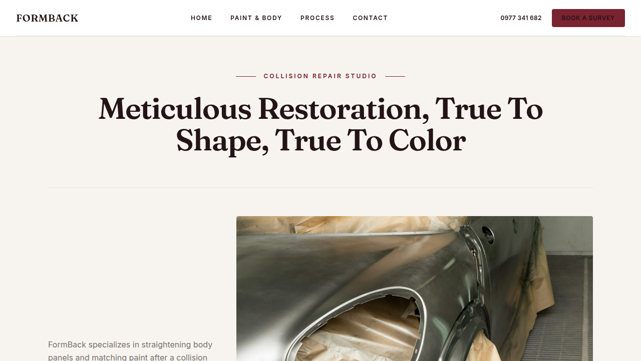 FORMBACK COLLISION STUDIO