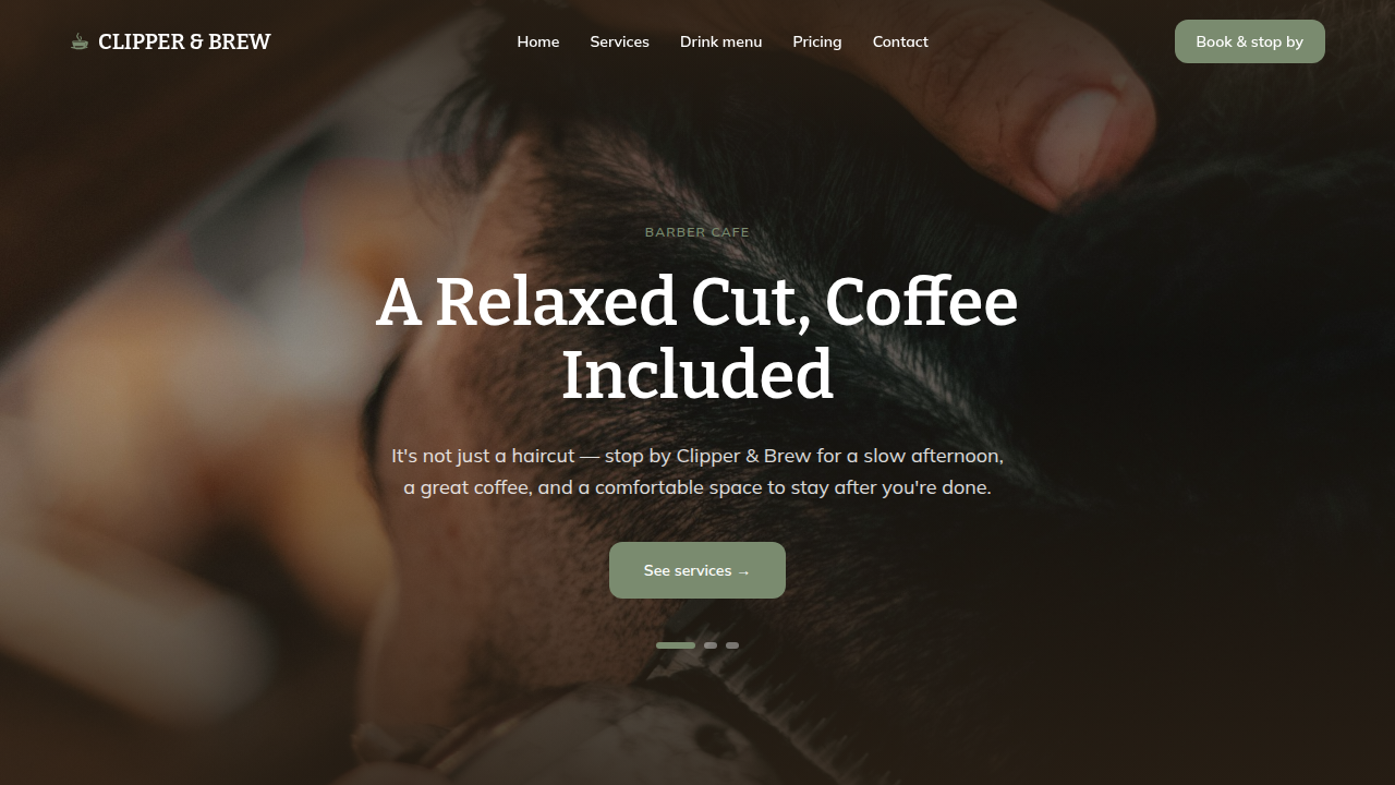 CLIPPER & BREW BARBER CAFE