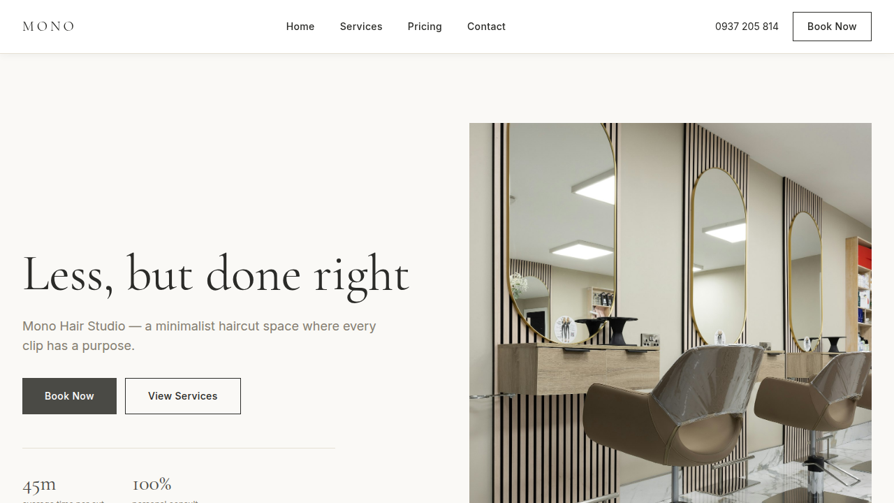 Mono Hair Studio