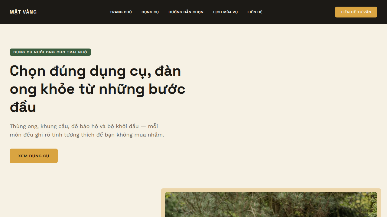 Dụng Cụ Mật Vàng