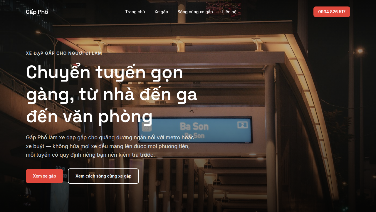Gấp Phố