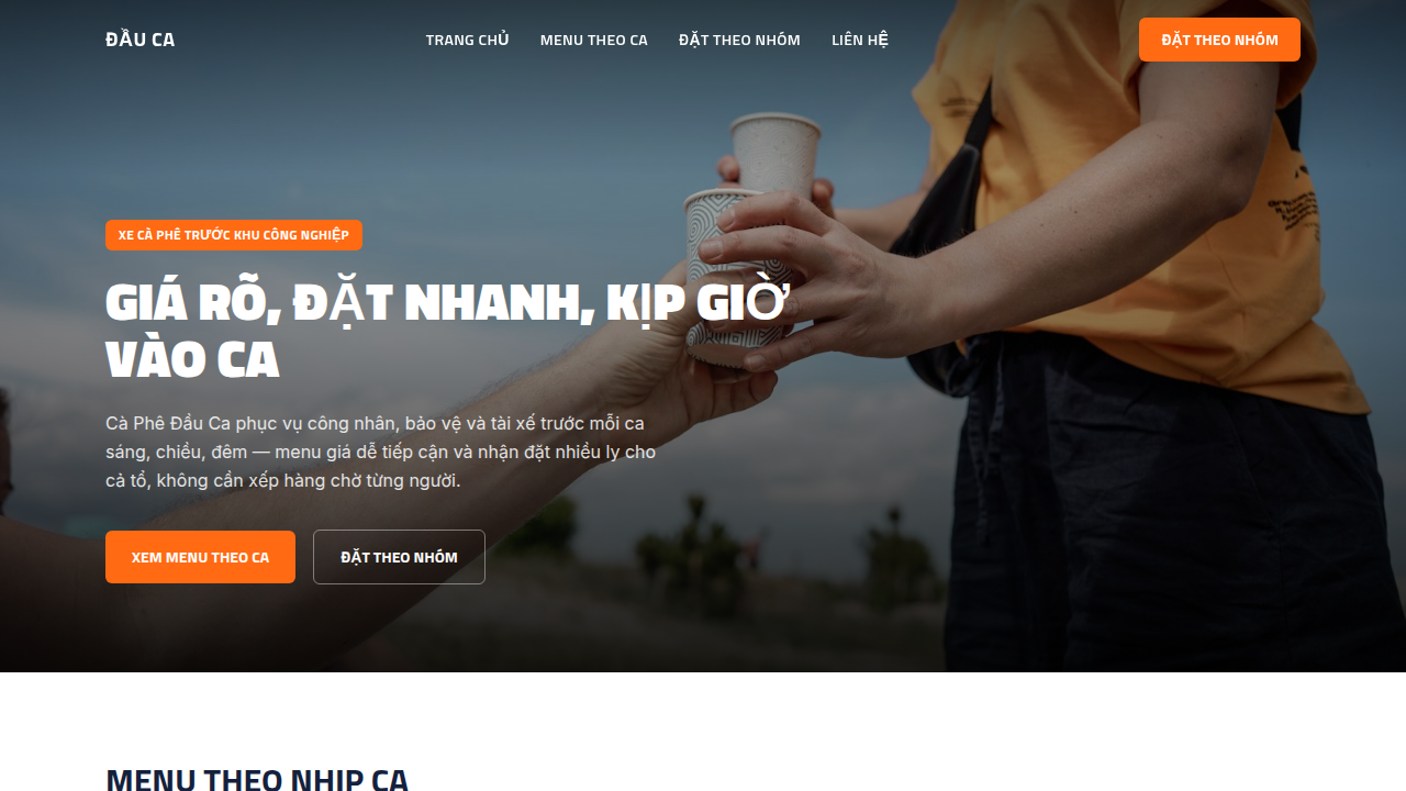 Cà Phê Đầu Ca