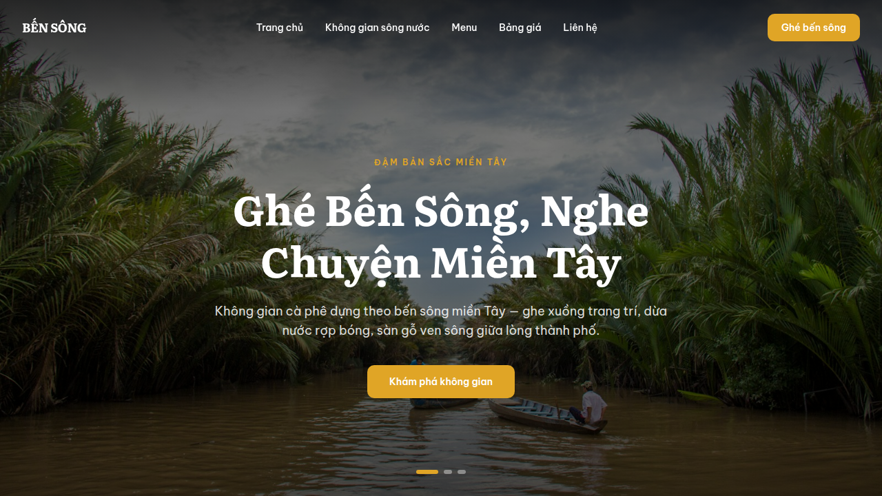 BẾN SÔNG CAFE MIỀN TÂY