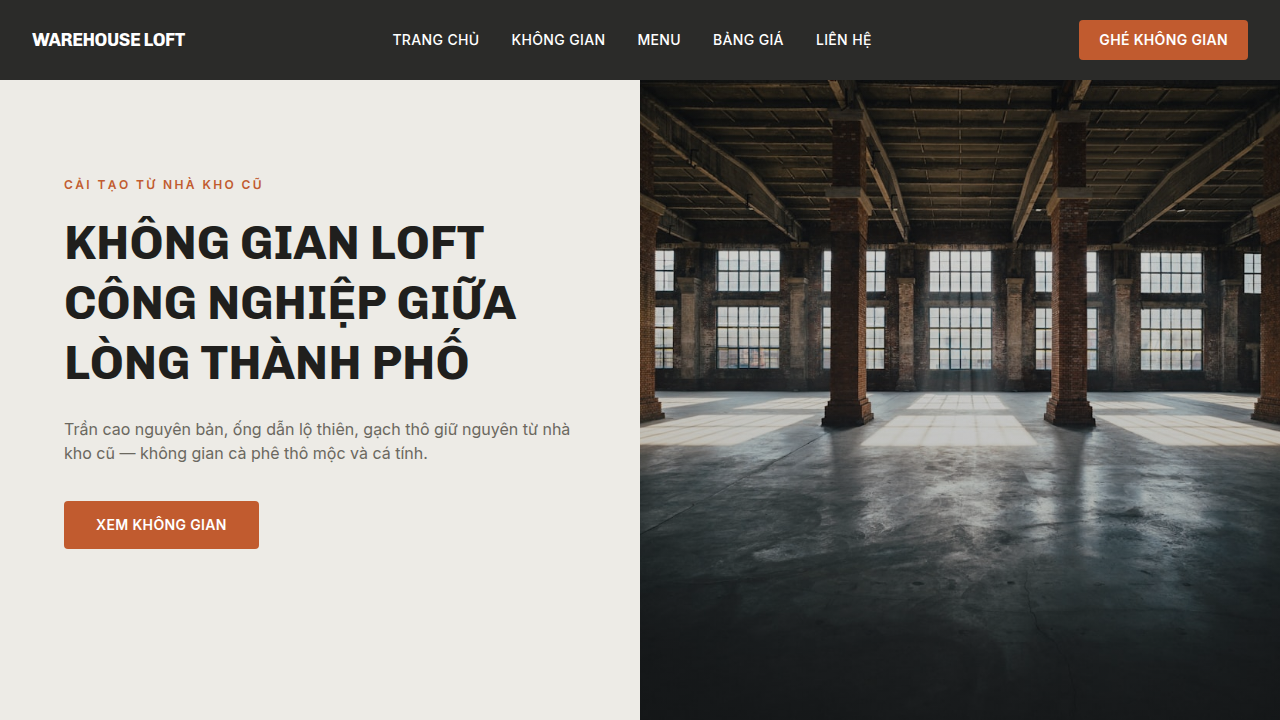 WAREHOUSE LOFT CAFE