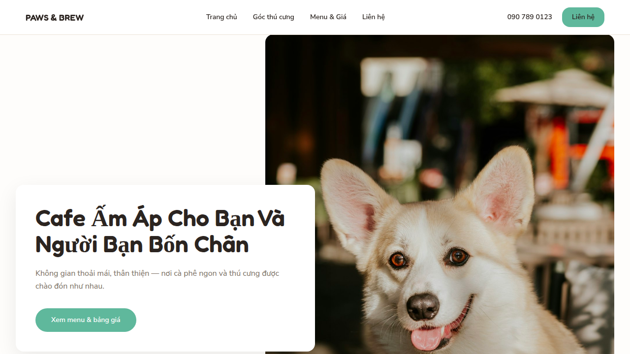 PAWS & BREW PET CAFE