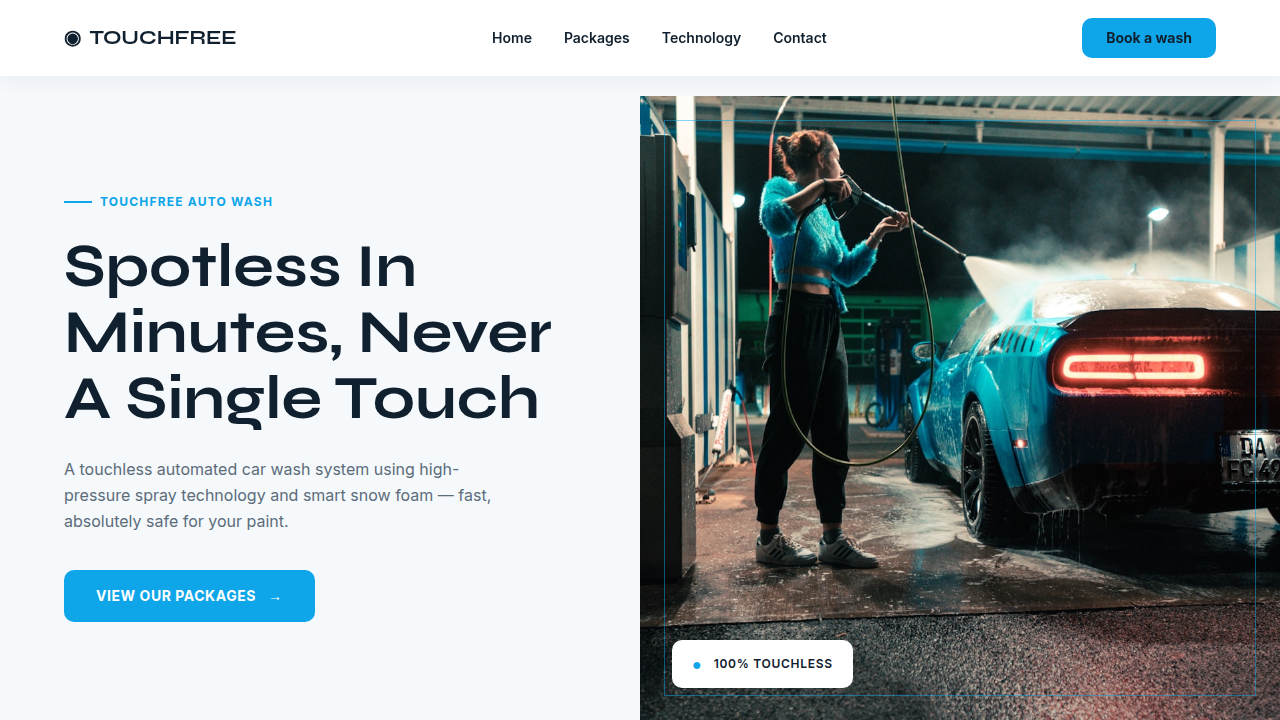 TOUCHFREE AUTO WASH