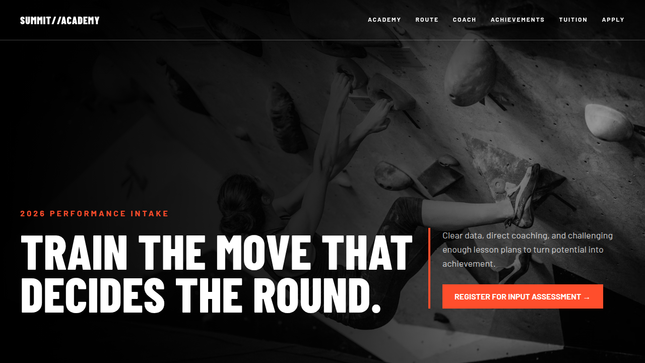 SUMMIT CLIMBING ACADEMY