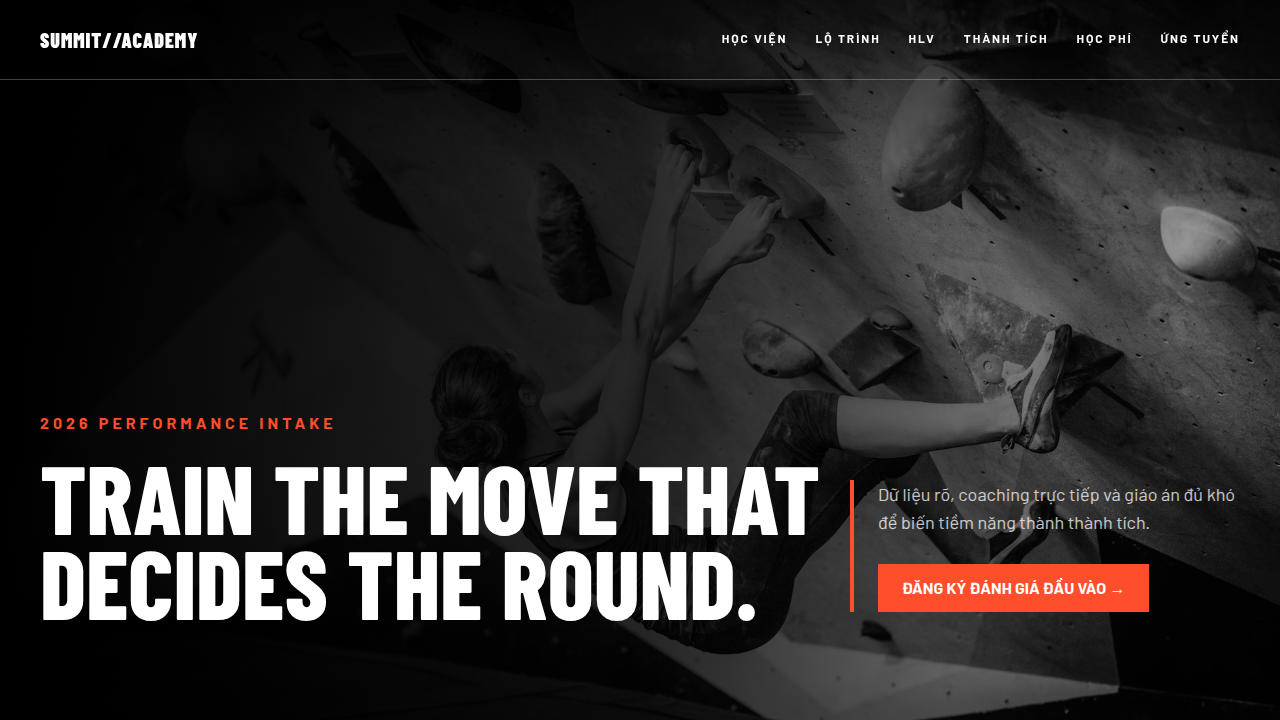 SUMMIT CLIMBING ACADEMY