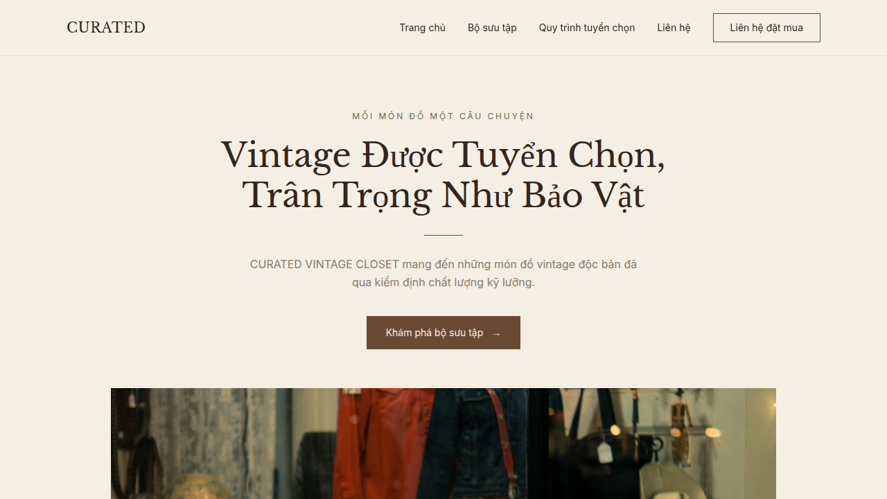 CURATED VINTAGE CLOSET