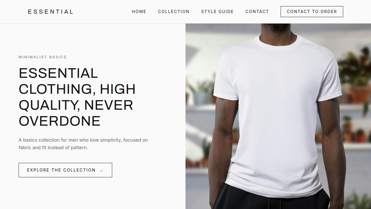 ESSENTIAL MEN BASICS