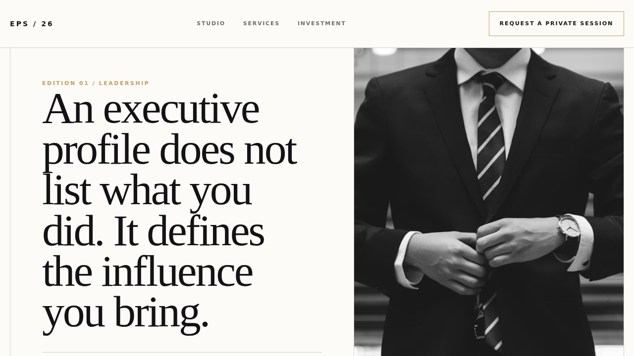 EXECUTIVE PROFILE STUDIO