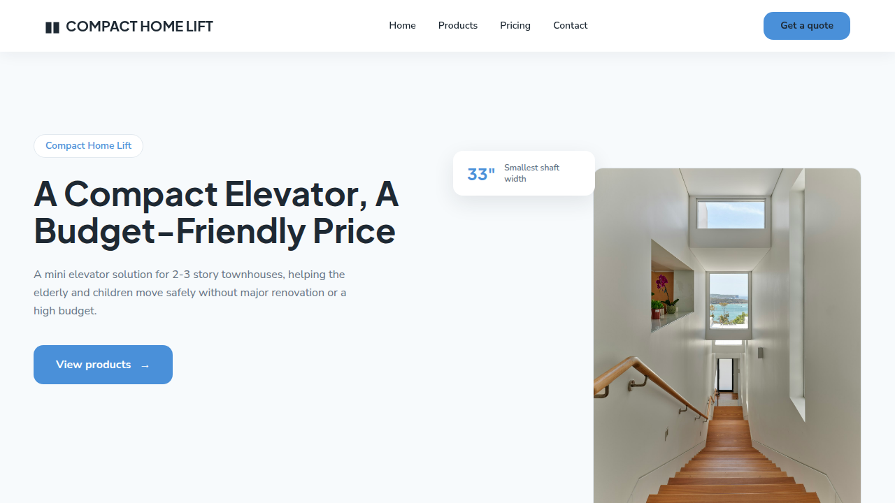 COMPACT HOME LIFT