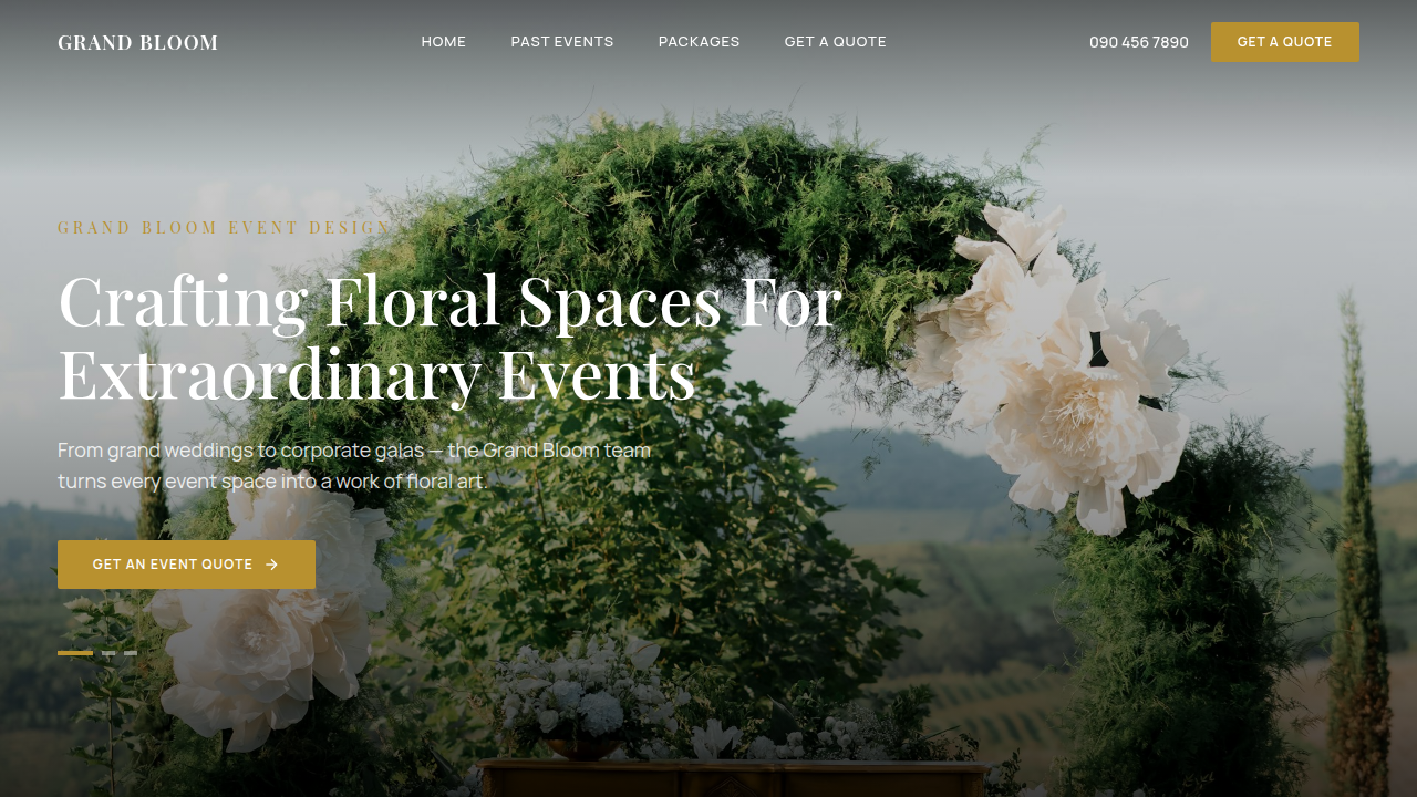 GRAND BLOOM EVENT DESIGN