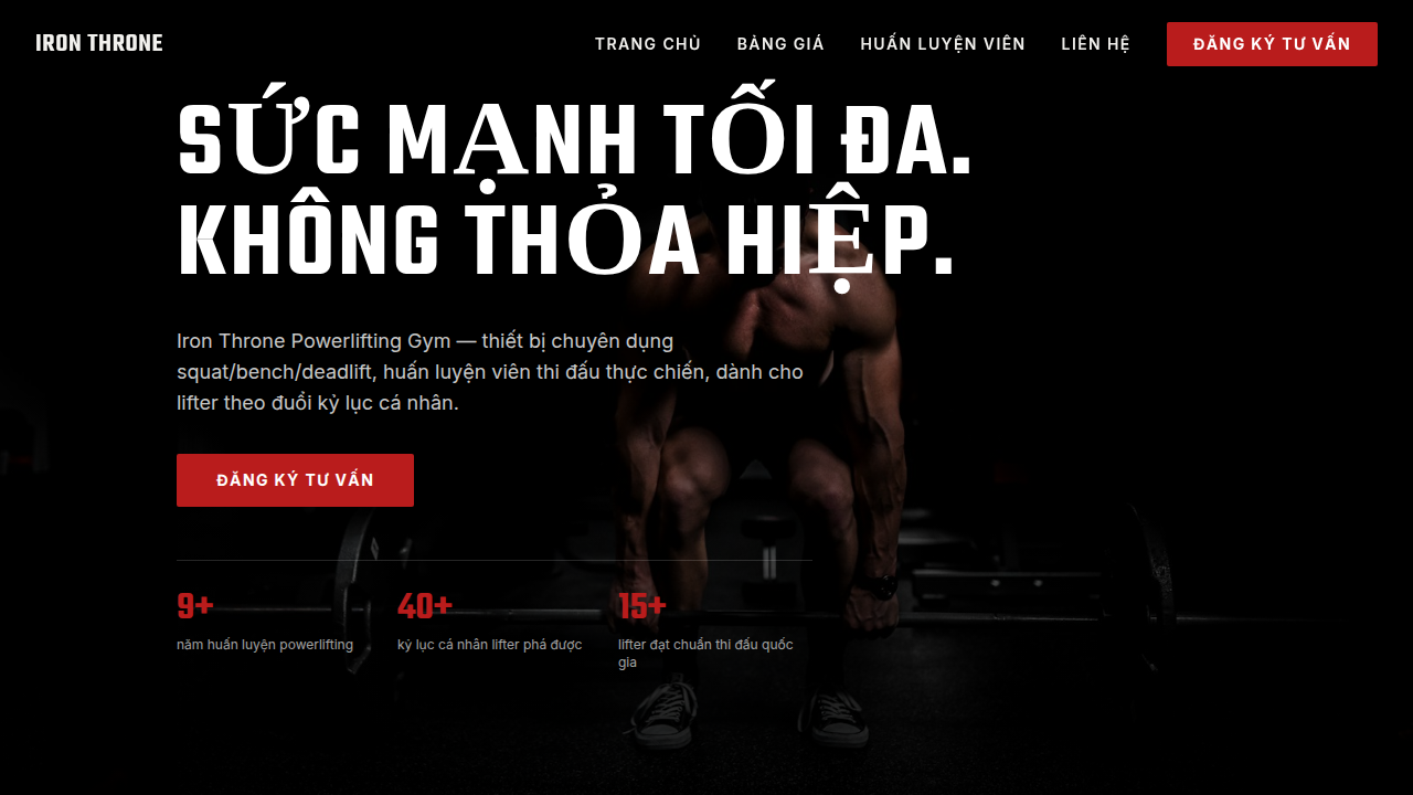 Iron Throne Powerlifting Gym