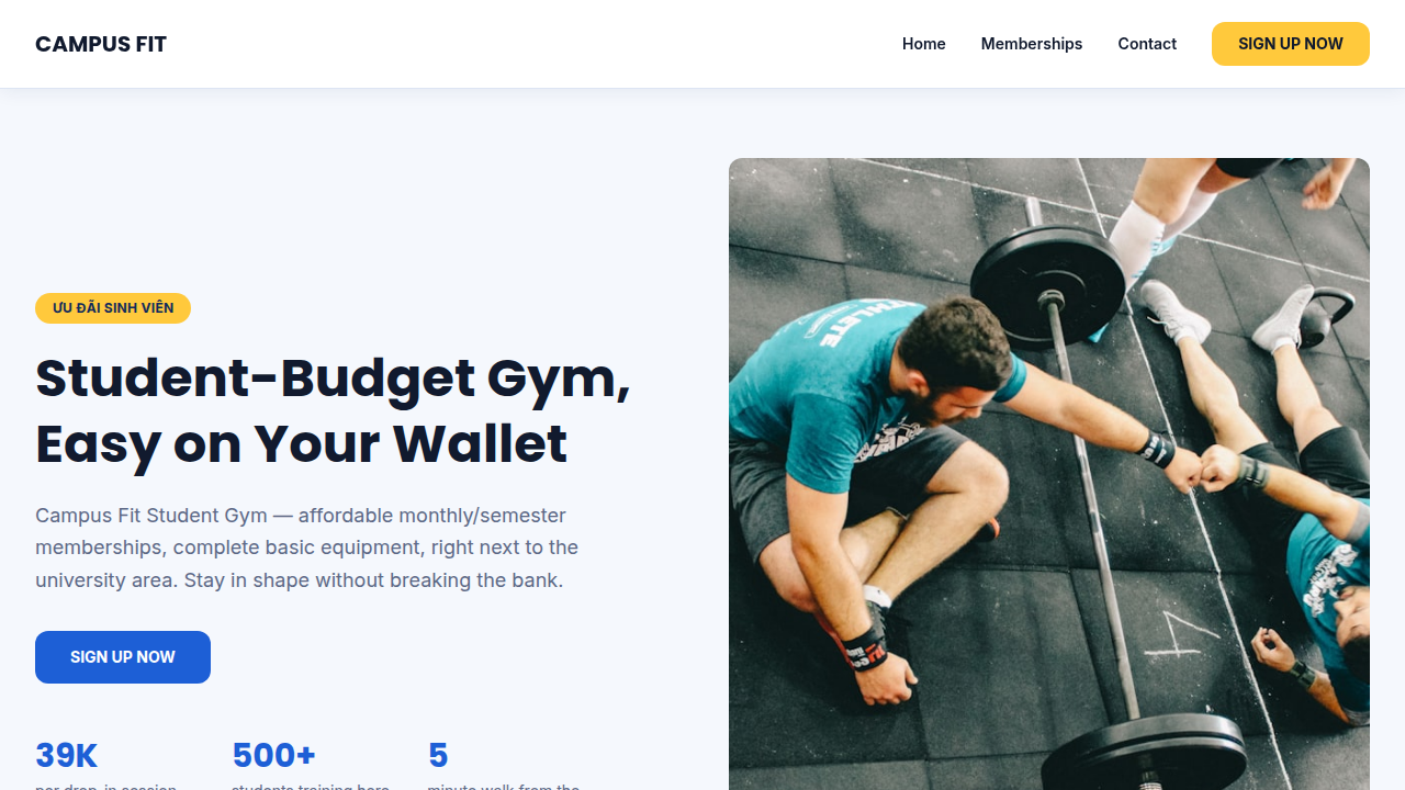 Campus Fit Student Gym