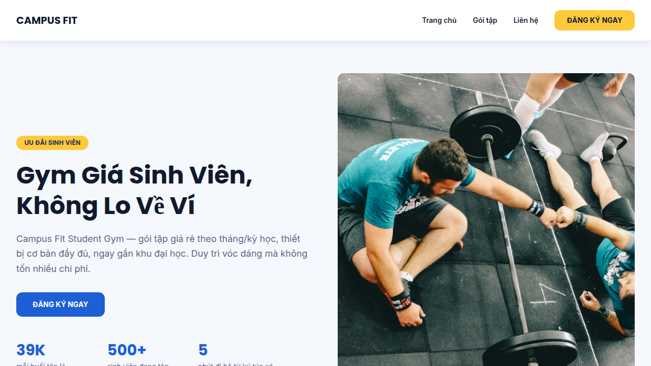 Campus Fit Student Gym