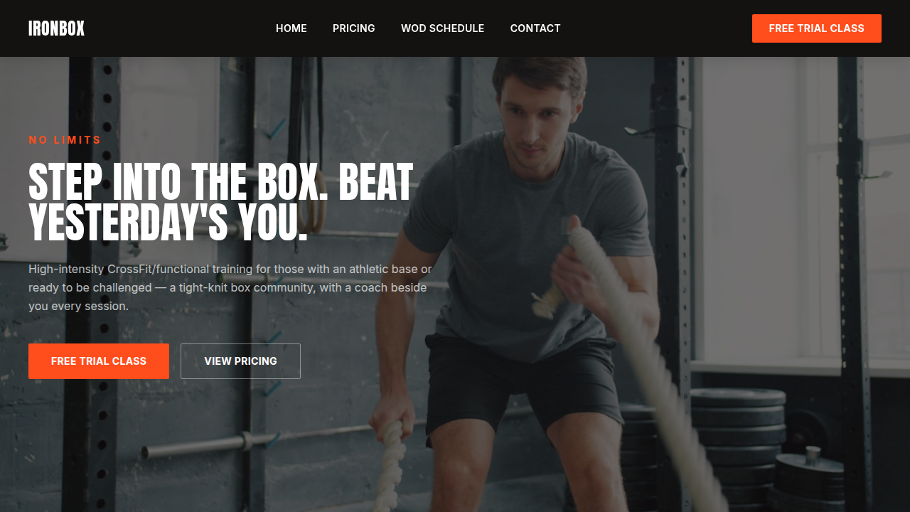 IRONBOX CROSSFIT