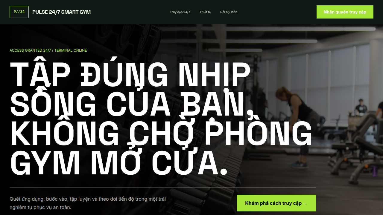 PULSE 24/7 SMART GYM
