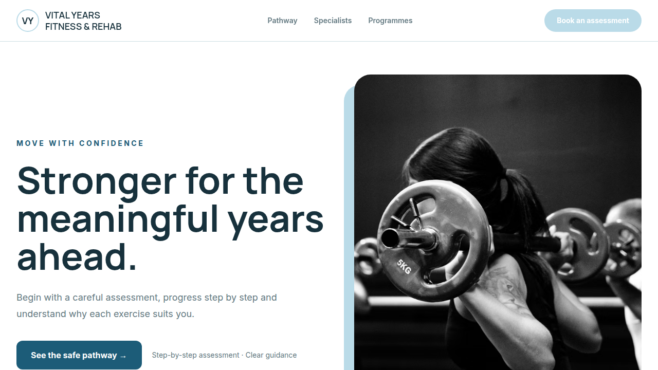 VITAL YEARS FITNESS & REHAB