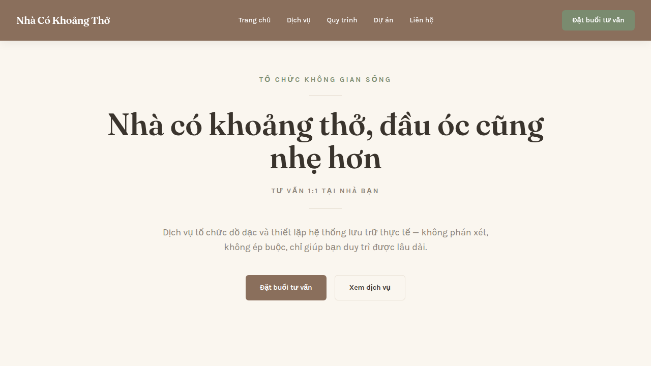 Nhà Có Khoảng Thở