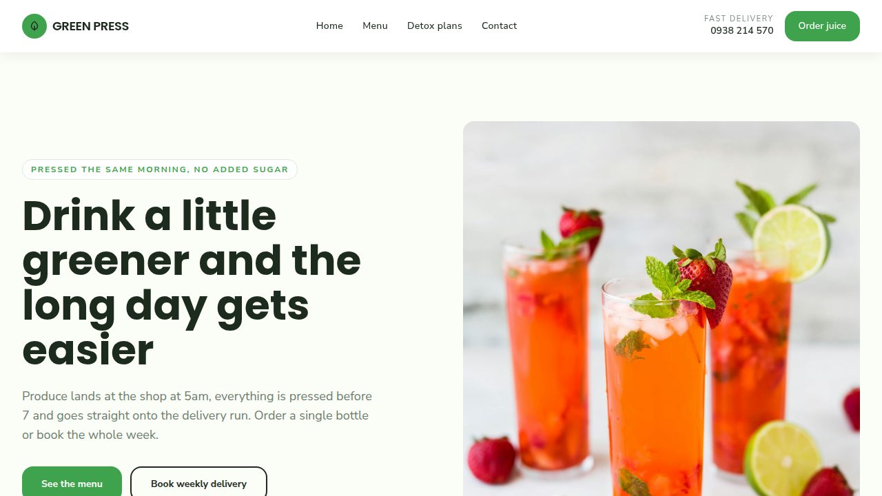 GREEN PRESS JUICE BAR