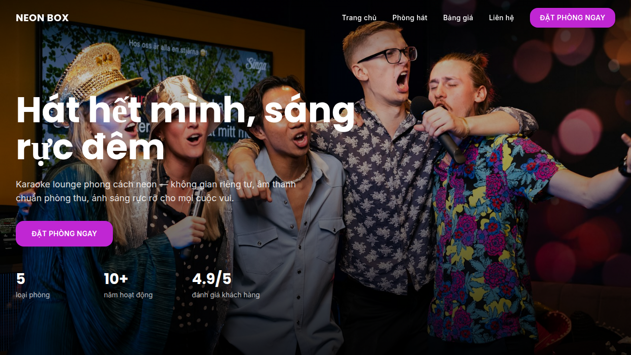 Neon Box Karaoke