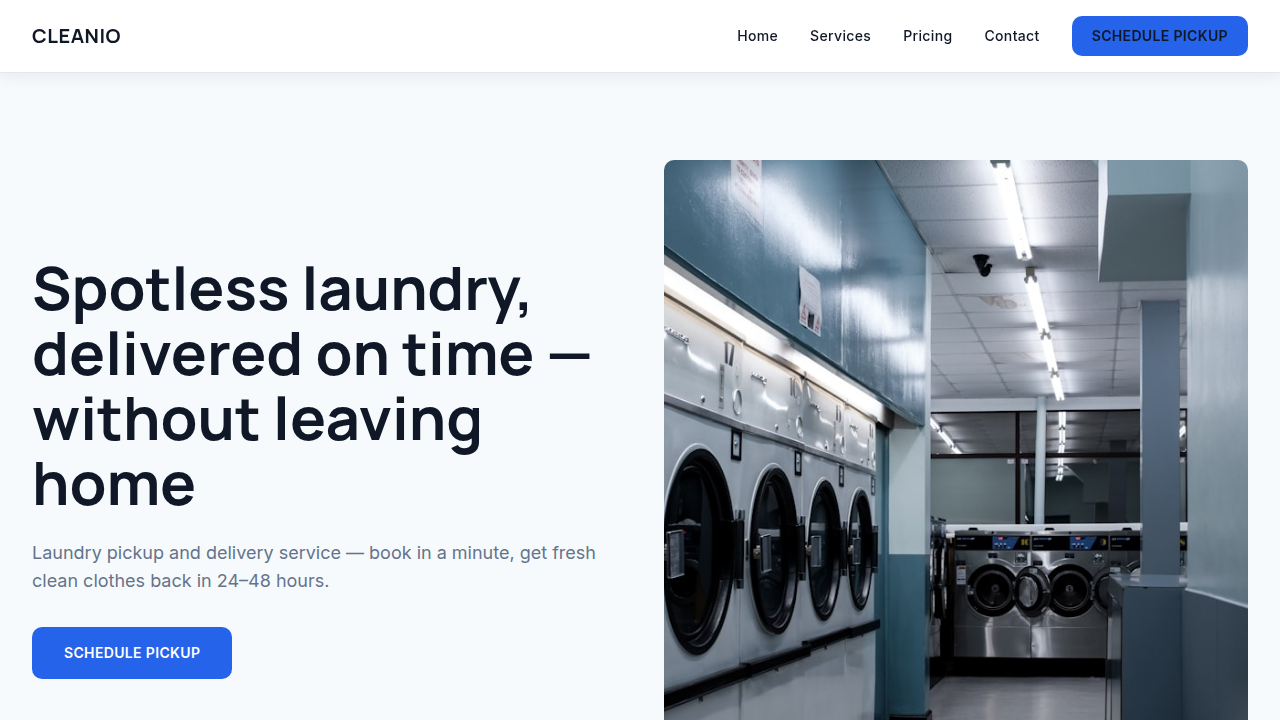 Cleanio Laundry