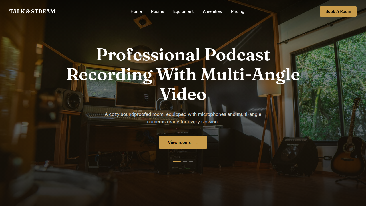 TALK & STREAM PODCAST ROOM