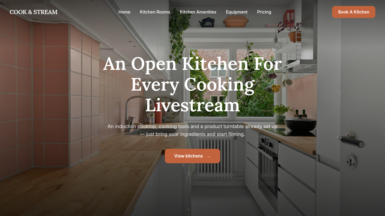 COOK & STREAM KITCHEN STUDIO