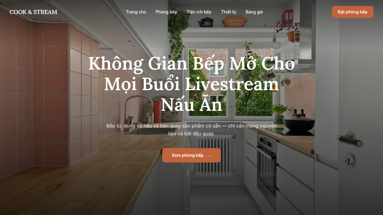 COOK & STREAM KITCHEN STUDIO