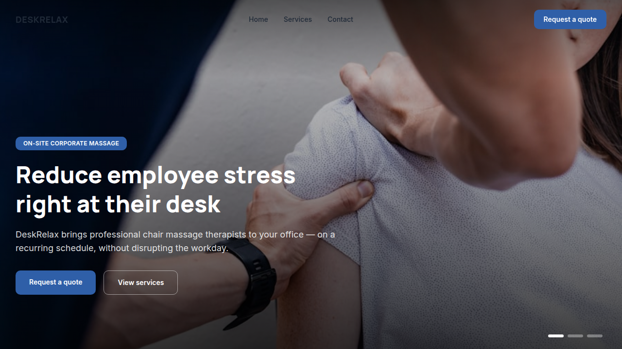 DeskRelax Corporate Massage