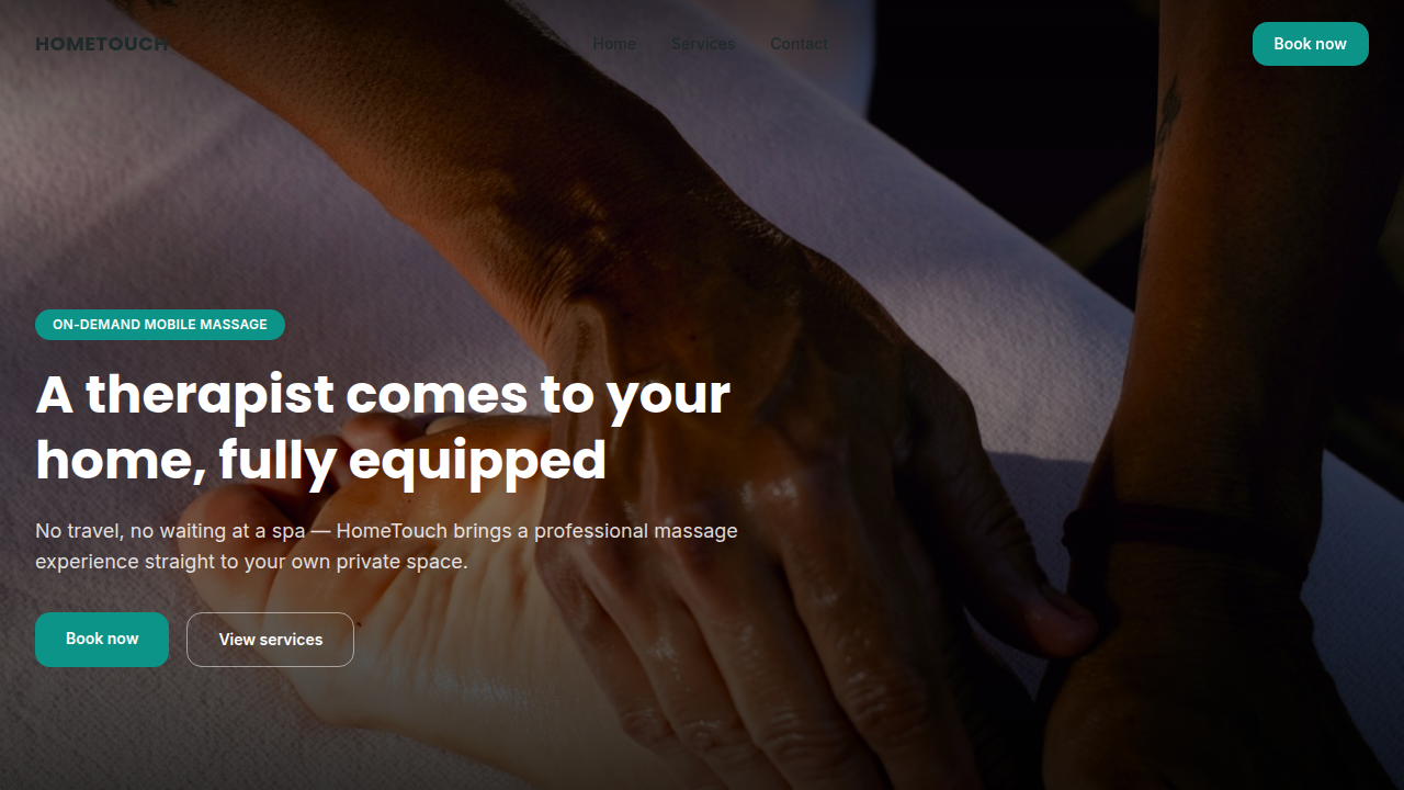 HomeTouch Mobile Massage