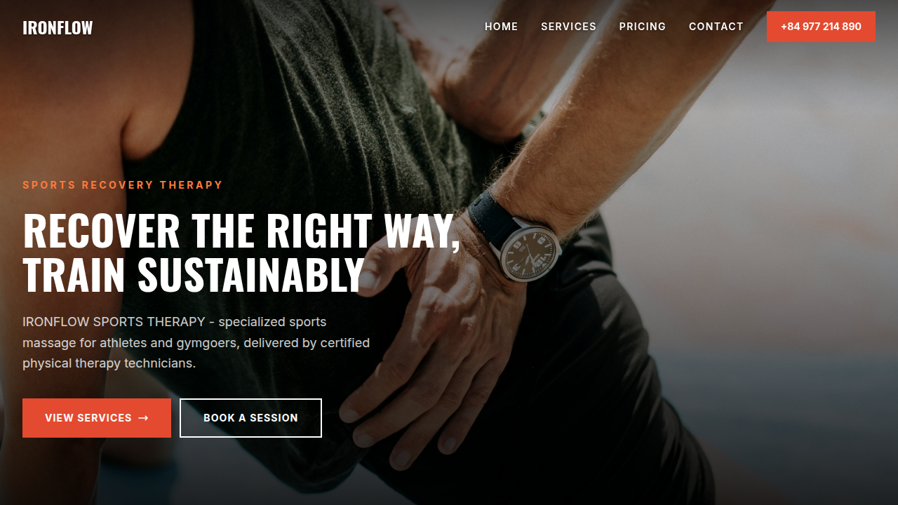 IRONFLOW SPORTS THERAPY