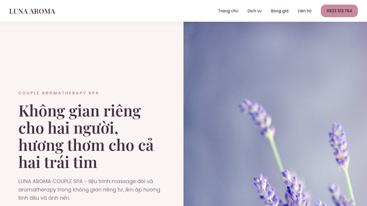 LUNA AROMA COUPLE SPA