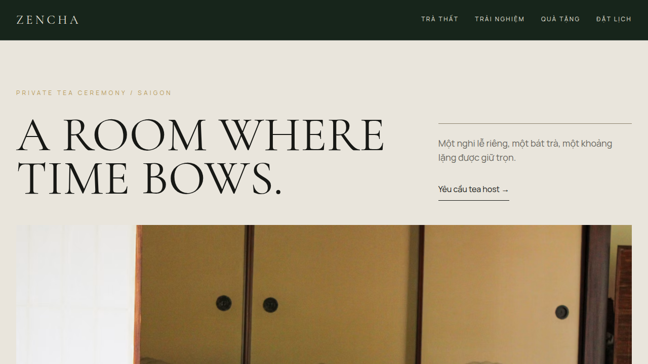 ZENCHA TEA CEREMONY HOUSE