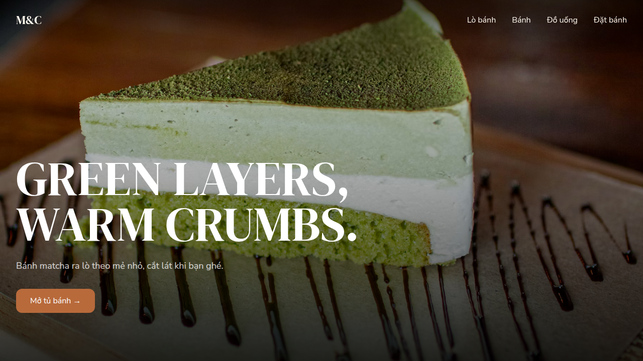 MATCHA & CRUMB BAKERY CAFE