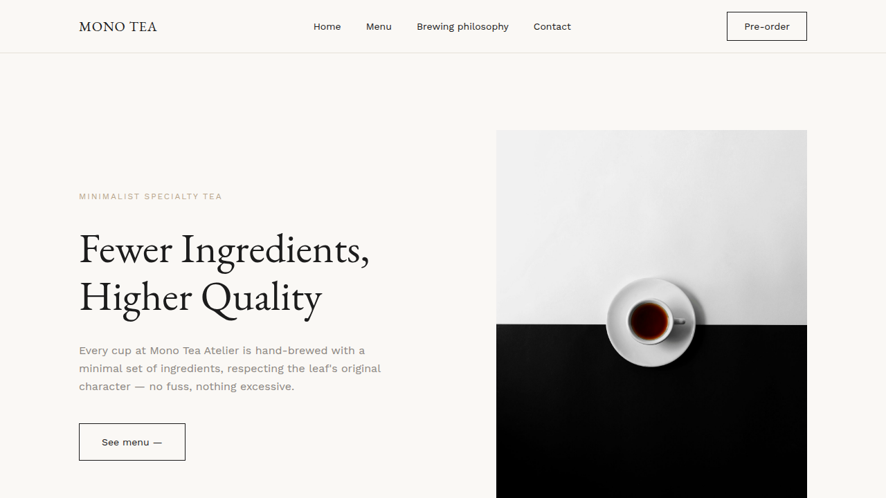 MONO TEA ATELIER
