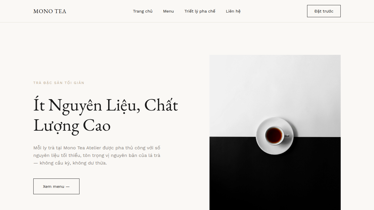 MONO TEA ATELIER