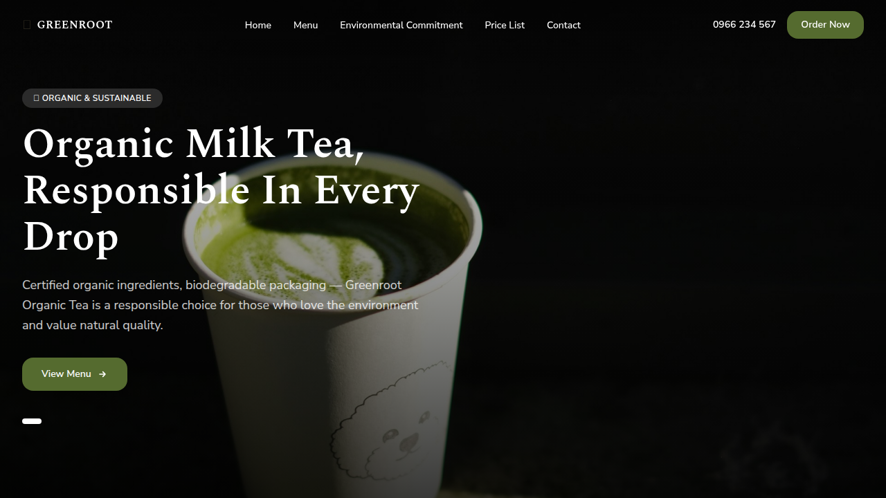 GREENROOT ORGANIC TEA