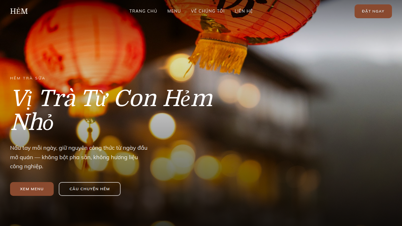HẺM Trà Sữa