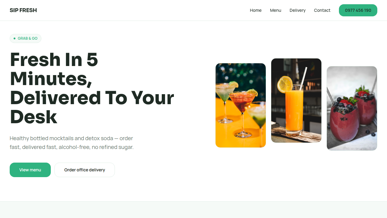SIP FRESH GRAB & GO