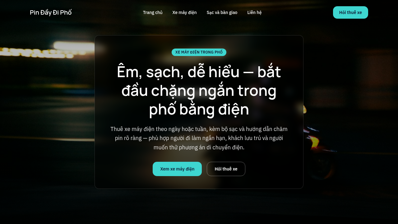 Pin Đầy Đi Phố
