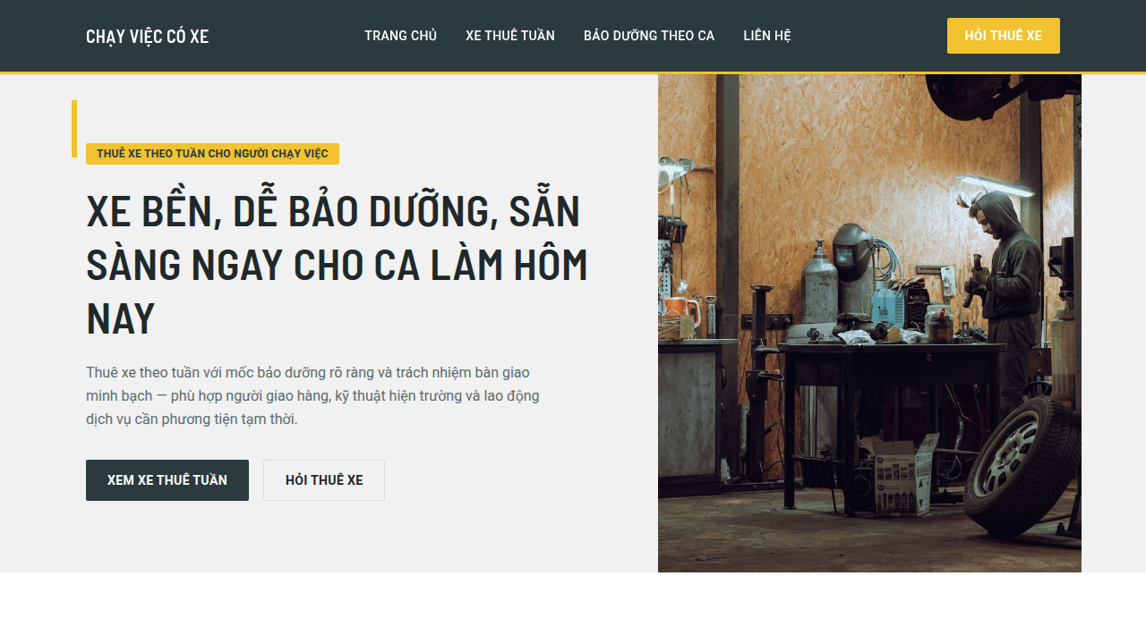 Chạy Việc Có Xe