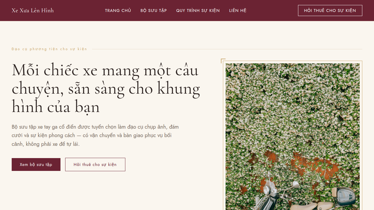 Xe Xưa Lên Hình