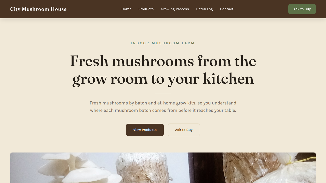 City Mushroom House