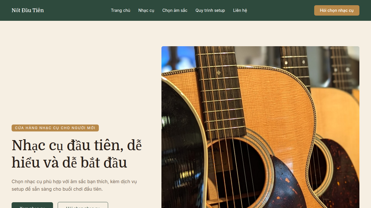 Nốt Đầu Tiên